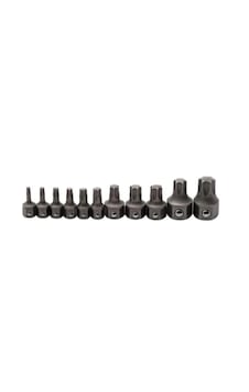 Gearwrench 81560 11 Pc. Metrik Anahtar Torx Bit-set, Siyah