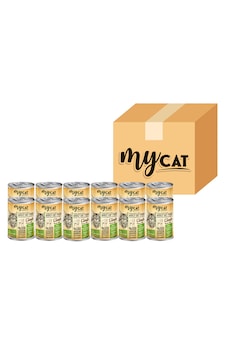 Mycat Kuzu Parça Etli Yetişkin Kedi Konserversi 12 x 400 G Mycat Kuzu Parça Etli Yetişkin Kedi Konserversi 12 x 400 G