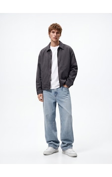 LTB Lennıe Regular Fit Fermuarlı Koyu Gri Jean Ceket LTB Lennıe Regular Fit Fermuarlı Koyu Gri Jean Ceket