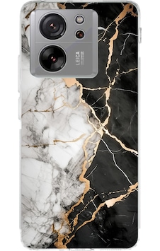 Xiaomi Mi 13t - 13t Pro Uyumlu Siyah Beyaz Mermer Baskılı Silikon Kılıf Renkli Xiaomi Mi 13t - 13t Pro Uyumlu Siyah Beyaz Mermer Baskılı Silikon Kılıf Renkli