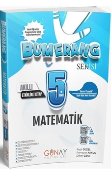 5. Sınıf Matematik Bumerang Etkinlikli Akıllı Defter Kitap Günay Yayınları 5. Sınıf Matematik Bumerang Etkinlikli Akıllı Defter Kitap Günay Yayınları