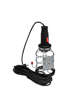 Tp Electric 3116-402-0310 10 Mt. Kablolu Ve Anahtarlı Seyyar El Lambası Siyah