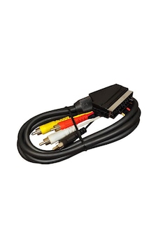 Scart To 4 Rca 10 Metre Kablo 4434 Scart To 4 Rca 10 Metre Kablo 4434