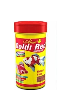 Ahm Goldi Red Granulat Japon Balığı Yemi 250 Ml