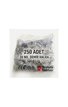 20 No Demir Halka Karavan Çadır Tente Halkası 250 Adet Gri 20 No Demir Halka Karavan Çadır Tente Halkası 250 Adet Gri