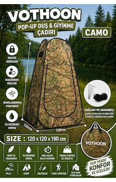 Otomatik Kabin Giyinme Çadırı 120x120x190 Cm Üst Havalandırma Yan Pencereli Duş & Wc Çad Kod 17871 Sarı Otomatik Kabin Giyinme Çadırı 120x120x190 Cm Üst Havalandırma Yan Pencereli Duş & Wc Çad Kod 17871 Sarı