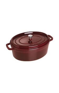 Staub 405002730 Oval Kırmızı Döküm Tencere 27 CM