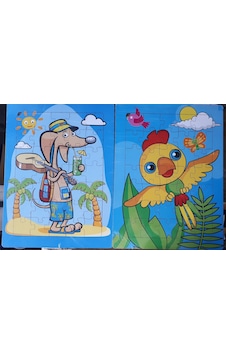 Kumtoys Ahşap Yapboz 30x40 Cm 2 Adetli Paket Kumtoys Ahşap Yapboz 30x40 Cm 2 Adetli Paket