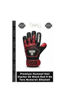 Premium Hummel Hml Starter Gk Black-red 9 No Tarz Numaralı Bileskeli Siyah - Kırmızı Premium Hummel Hml Starter Gk Black-red 9 No Tarz Numaralı Bileskeli Siyah - Kırmızı