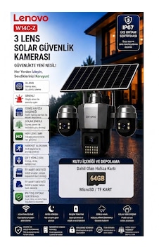 Lenovo W14c-z Smart 4g Solar Kamera + 64gb Hafıza Kartı Lenovo W14c-z Smart 4g Solar Kamera + 64gb Hafıza Kartı