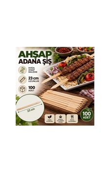 Çöp Şiş Adana 100 Adet Bambu Adana Şiş - 920923025 Çöp Şiş Adana 100 Adet Bambu Adana Şiş - 920923025