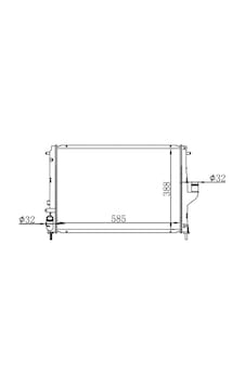 Radyatör - 610 - Brazing Dacıa Duster 10 Logan 05 1.5 Dci Mek.şanz. / - Dpmıx-hb - Ac 585x408x26 Radyatör - 610 - Brazing Dacıa Duster 10 Logan 05 1.5 Dci Mek.şanz. / - Dpmıx-hb - Ac 585x408x26