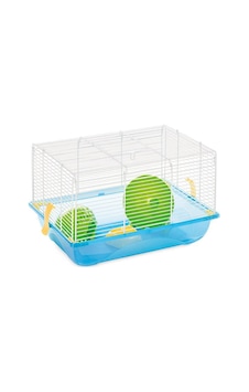 Imac Crıcetı 2 Hamster Kafesi Mavi 45x30,5x27cm Imac Crıcetı 2 Hamster Kafesi Mavi 45x30,5x27cm
