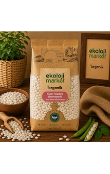Organik Glutensiz Kuru Fasulye Dermason 750 Gr.