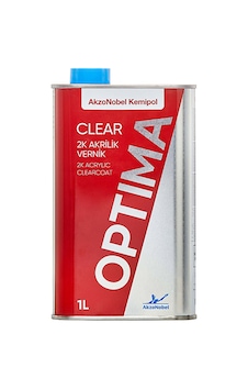 Optimaakzonobel Akripol Optima Clear 2k Akrilik Vernik 1 L