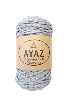 Ayaz Polyester Soft Makrome Ipi 1195 Açık Gri