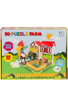 Lc0115 3d Boyutlu Çiftlik Puzzle -laçokids Lc0115 3d Boyutlu Çiftlik Puzzle -laçokids