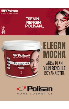 Polisan Elegans Silinebilir Yılın Rengi Boya 2.5 L Polisan Elegans Silinebilir Yılın Rengi Boya 2.5 L