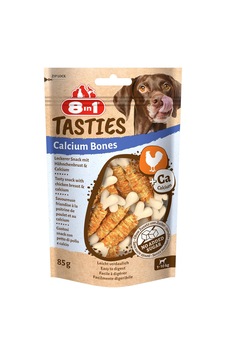 Ayrex 8in1 Tasties Calcium Bones Tavuk Sargılı Köpek Ödülü 85 Gram Ayrex 8in1 Tasties Calcium Bones Tavuk Sargılı Köpek Ödülü 85 Gram