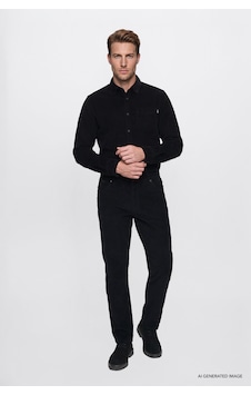 Wrangler Texas Pamuklu Slim Fit Cepli Esnek Erkek Kadife Pantolon Mw12sec100 Siyah Wrangler Texas Pamuklu Slim Fit Cepli Esnek Erkek Kadife Pantolon Mw12sec100 Siyah