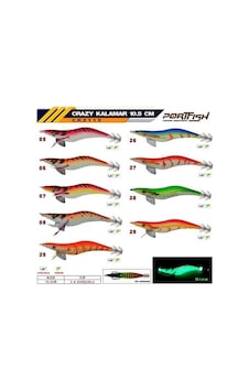 Portfish Crazy Kalamar Zokası 3 Gr Kurşunlu 10,5 Cm - 05 Portfish Crazy Kalamar Zokası 3 Gr Kurşunlu 10,5 Cm - 05
