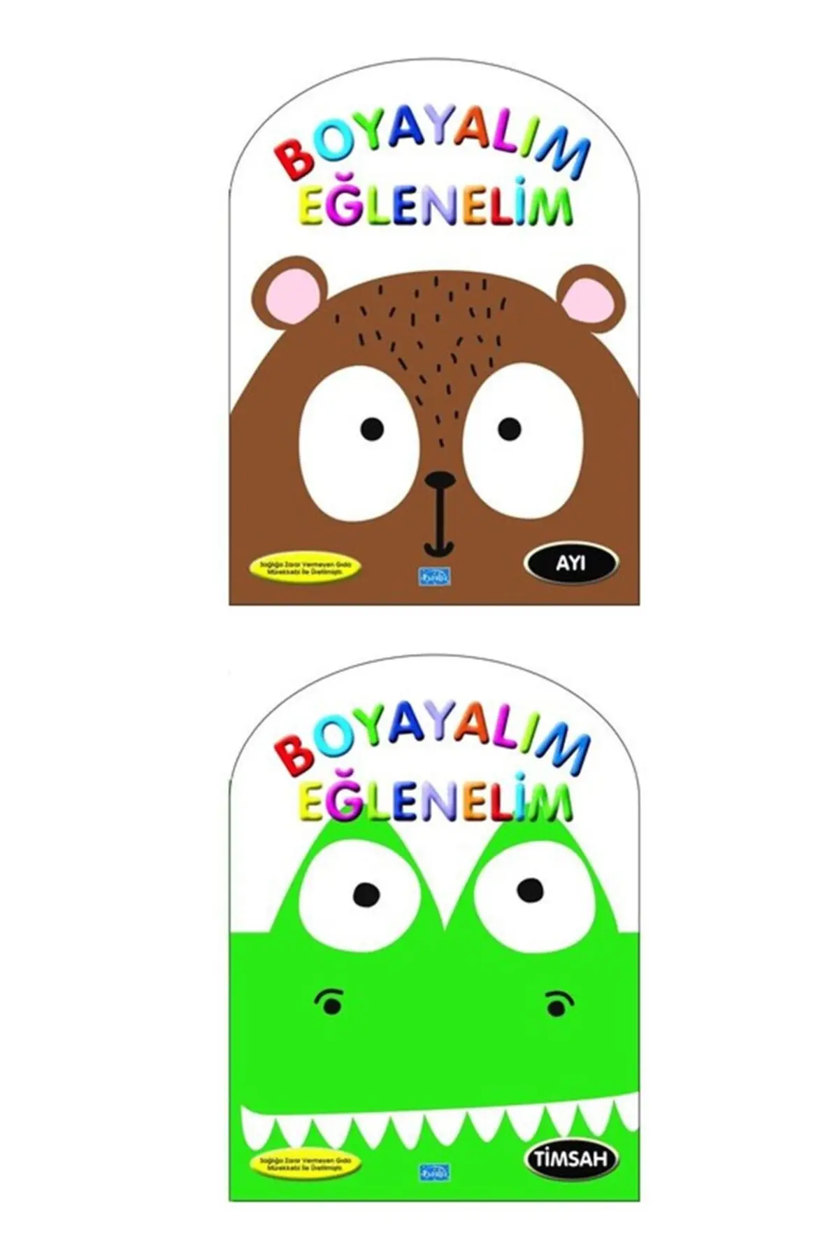 Boyayalım Eğlenelim 2 Kitap Ayı-timsah Boyayalım Eğlenelim 2 Kitap Ayı-timsah