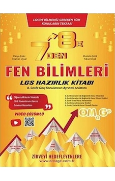 Omage 7 Den 8 E Fen Bilimleri Hazırlık Kitabı Omage 7 Den 8 E Fen Bilimleri Hazırlık Kitabı