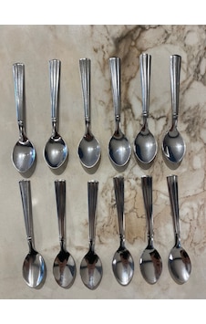 12 Adet Paslanmaz Çelik Lüx Çay Kaşığı Gri 12 Adet Paslanmaz Çelik Lüx Çay Kaşığı Gri