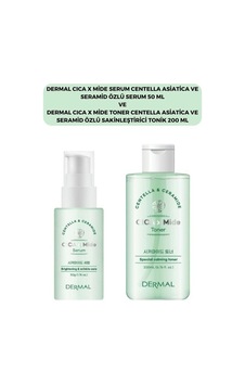 Dermal Cıca X Mide Centella Asiatica Özlü Serum Ve Tonik Dermal Cıca X Mide Centella Asiatica Özlü Serum Ve Tonik