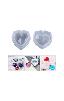 Tahtakale Toptancı Epoksi, Mum, Taş Tozu 3d Geometrik Kalp Silikon Kalıbı 5.7 Cm Tahtakale Toptancı Epoksi, Mum, Taş Tozu 3d Geometrik Kalp Silikon Kalıbı 5.7 Cm