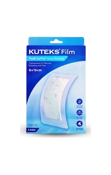 Kuteks Film Pedli Şeffaf Yara Örtüsü 8x15 Cm 5li Kutu Kuteks Film Pedli Şeffaf Yara Örtüsü 8x15 Cm 5li Kutu