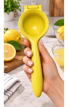 Tasarım Döküm Limon Sıkacağı Sarı - Dayanıklı Narenciye Sıkacağı Renkli Tasarım Döküm Limon Sıkacağı Sarı - Dayanıklı Narenciye Sıkacağı Renkli