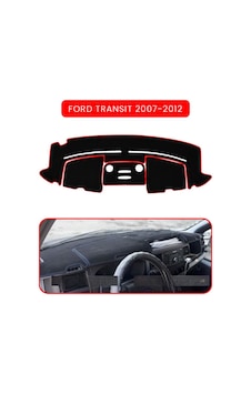 Ford Transit 2007-2012 Torpido Koruma Halısı Kırmızı Kenar Ford Transit 2007-2012 Torpido Koruma Halısı Kırmızı Kenar
