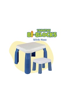 Büyük Sandalyeli Bi-blok Masa Bloksuz Urt035-001 Beyaz Büyük Sandalyeli Bi-blok Masa Bloksuz Urt035-001 Beyaz