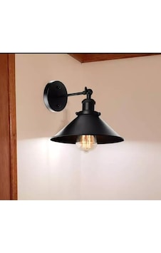 Rys Retro Metal Dekotatif Siyah Rustik Mafsallı Duvar Aplik Siyah Rys Retro Metal Dekotatif Siyah Rustik Mafsallı Duvar Aplik Siyah