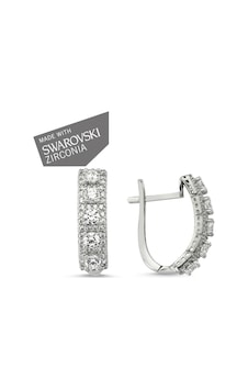 Gümüş Swarovski Zirconia Küpe