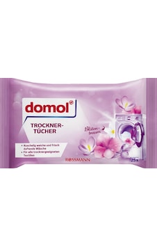 Domol Kurutma Makinesi Mendili Parfümlü Çamaşır Yumuşatıcısı Çiçek Rüyası 25'li Paket
