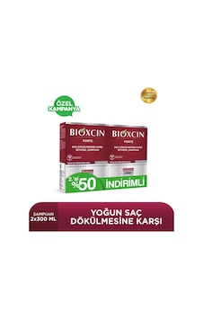 Bioxcin Forte Yoğun Saç Dökülmesine Karşı Bitkisel Şampuan 2 x 300 ML Bioxcin Forte Yoğun Saç Dökülmesine Karşı Bitkisel Şampuan 2 x 300 ML