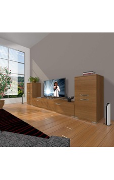 Decoraktiv Eko On2 Slm Std Tv Ünitesi Tv Sehpası Ceviz Decoraktiv Eko On2 Slm Std Tv Ünitesi Tv Sehpası Ceviz