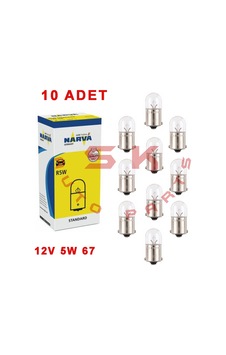 Skauoto 12V R5W 67 Park Stop Ampulü Narva 17171 10 Adet Skauoto 12V R5W 67 Park Stop Ampulü Narva 17171 10 Adet