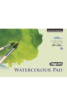 Bigpoint A3 Suluboya Blok 250 Gram - 25 Yaprak watercolour Pad