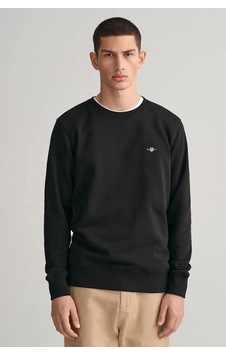 Gant Reg Shıeld C-neck Sweat Erkek Siyah Sweatshirt 2006065.5-10723 Black