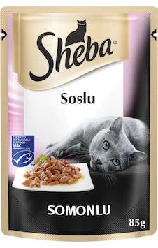 Sheba Somonlu Pouch Yetişkin Kedi Yaş Maması 85 G Sheba Somonlu Pouch Yetişkin Kedi Yaş Maması 85 G