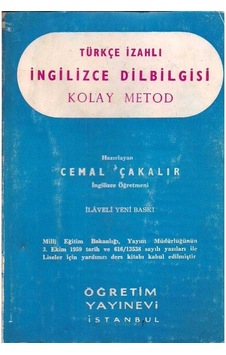 Türkçe İzahlı İngilizce Dilbilgisi Kolay Metod - Cemal Çakalır Türkçe İzahlı İngilizce Dilbilgisi Kolay Metod - Cemal Çakalır
