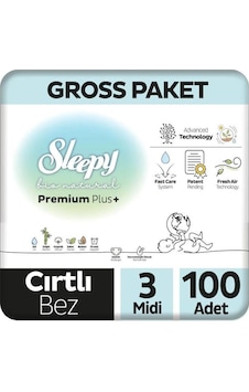 Nessiworld Sleepy Bio Natural Bebek Bezi Gross Paket 3 Beden 4-9 Kg 100 Adet-39086 Nessiworld Sleepy Bio Natural Bebek Bezi Gross Paket 3 Beden 4-9 Kg 100 Adet-39086