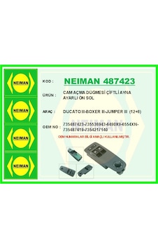 Bescher Cam Açma Düğmesi Çiftli Ayna Ayarlı Ön Sol Ducato Iıı-boxer Iıı-jumper Iıı 12 8 Neıman 487423 735487423 735536943 6490x9 6554xn Bescher Cam Açma Düğmesi Çiftli Ayna Ayarlı Ön Sol Ducato Iıı-boxer Iıı-jumper Iıı 12 8 Neıman 487423 735487423 735536943 6490x9 6554xn
