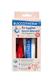 Buccotherm Çilekli Diş Macunu 50 ml + Diş Fırçası Buccotherm Çilekli Diş Macunu 50 ml + Diş Fırçası