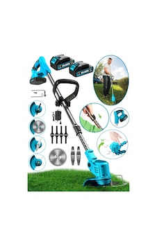 Dragro Alman DRG-3800 Eco Pro 2 Akülü 3800 VF 20 AH Ot Çim Çalı Diken Biçme Tırpanı Teleskopik Uzatmalı