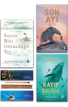 Genç Timaş Son Ayı - Kayıp Balina - Suyun Bizi Götürdüğü Yer Set 3 Kitap