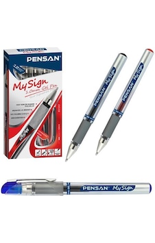 Pensan My Sign Jel 1.0 MM Mavi 12li Roller Kalem